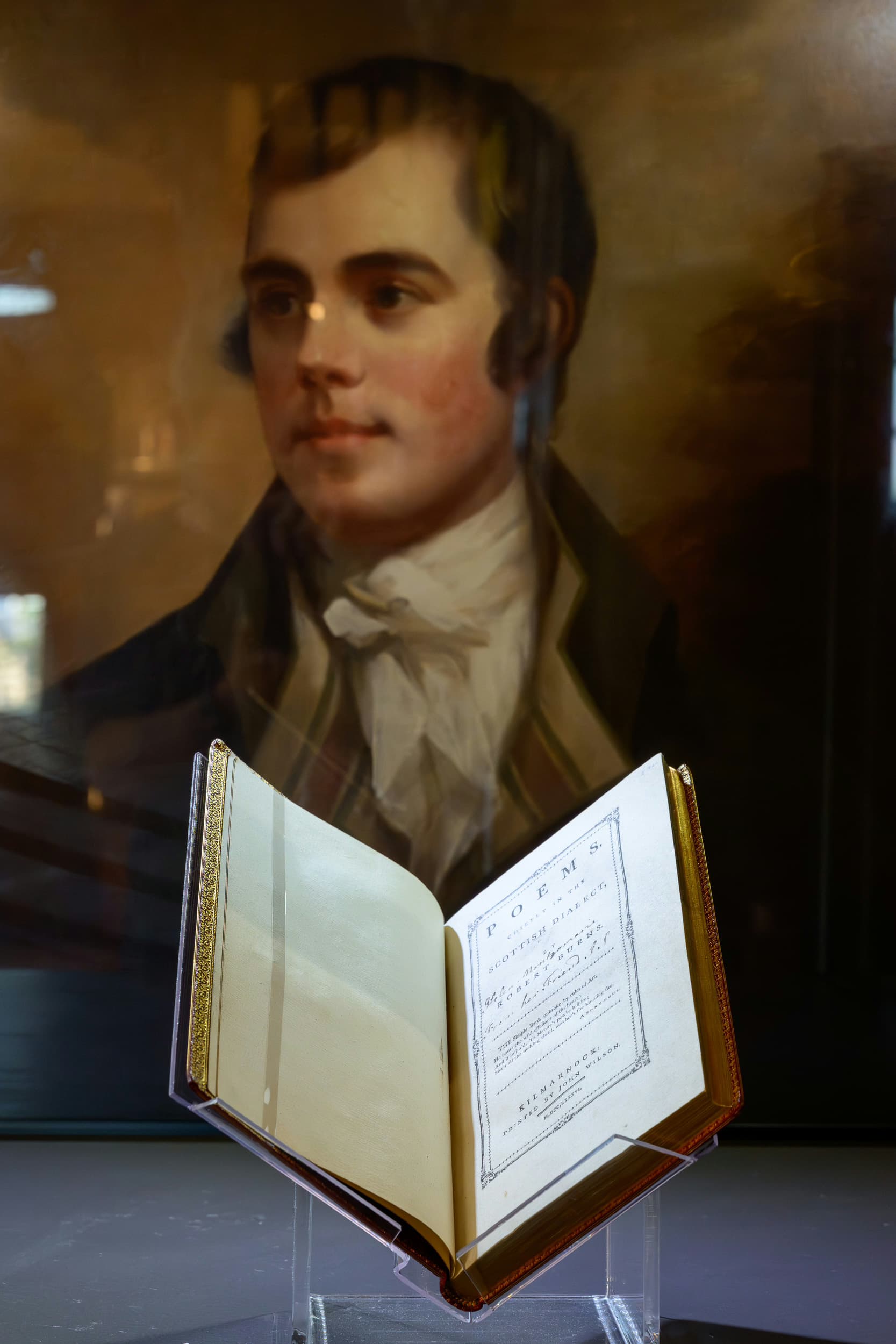 Rare Copy of Burns’ First Collection Shared with Museum Visitors